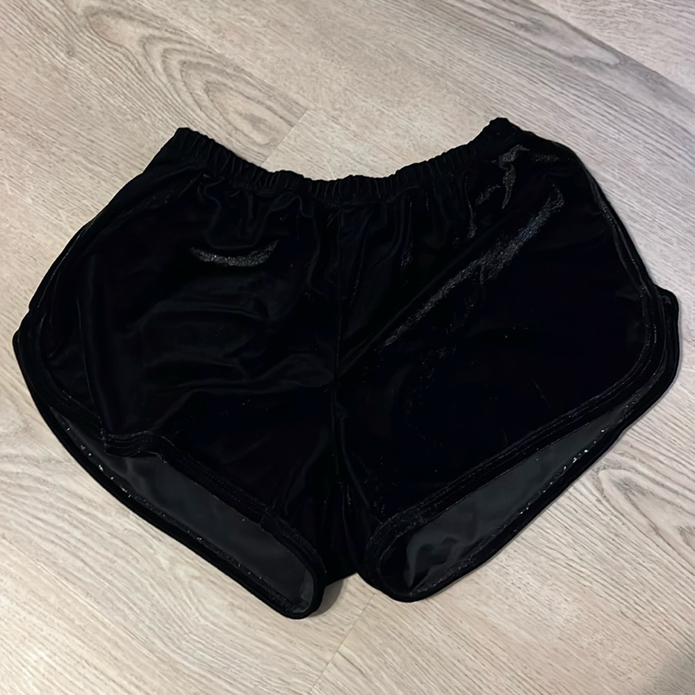 Brandy Melville velvet shorts